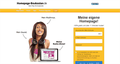Desktop Screenshot of homepage-baukasten.de