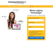 Tablet Screenshot of homepage-baukasten.de